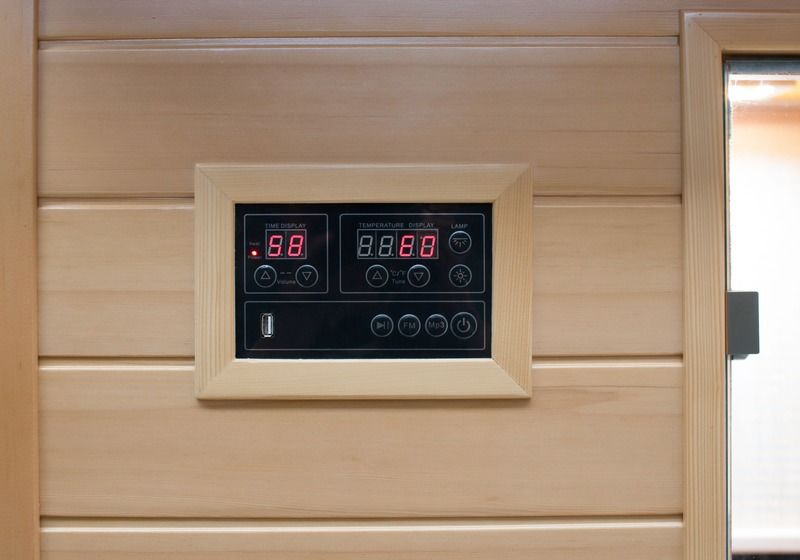 Pannello di controllo del computer Lampada ondata Sala sauna Bagno a vapore Far infrarosso Servizio domestico a secco elettrico