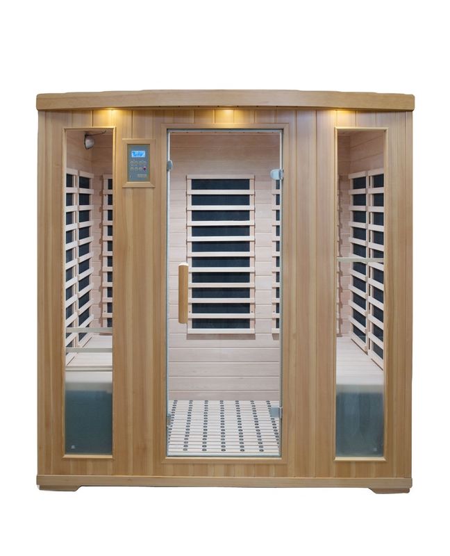 Nuovo design 2021 Tradizionale Personalizzato Vendita calda Asciugatrice a vapore chiusa Cabina doccia a vapore Sauna a infrarossi Bagno turco in legno