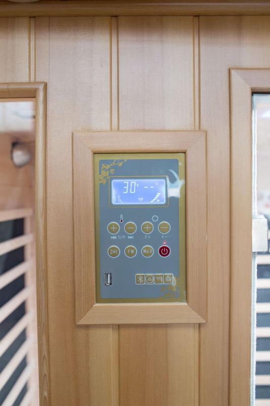 Nuovo design 2021 Tradizionale Personalizzato Vendita calda Asciugatrice a vapore chiusa Cabina doccia a vapore Sauna a infrarossi Bagno turco in legno