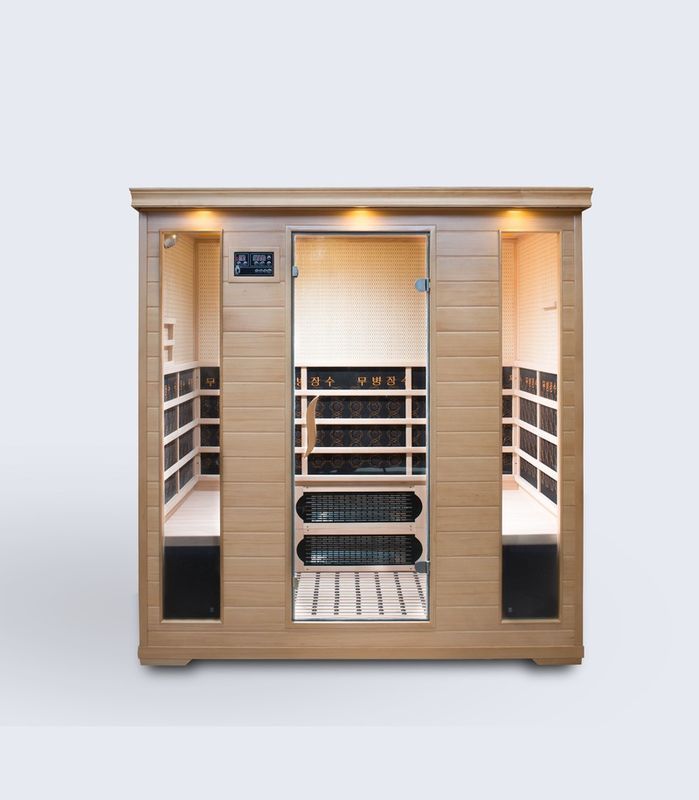 Pannello di controllo del computer di alta qualità Sauna tradizionale di lunga durata Sauna magazzino di sudore a vapore