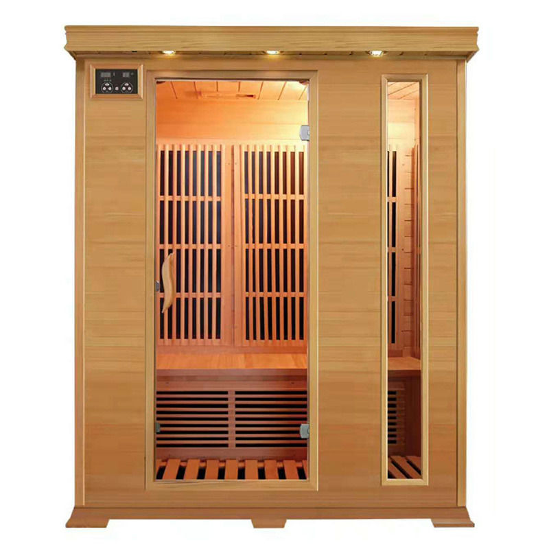 Pannello di controllo computer per sauna di lusso a secco in cedro economico Prezzo Cina Parte interna del riscaldatore per sauna