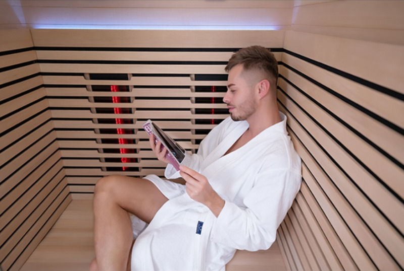 Pannello di controllo computer per sauna di lusso a secco in cedro economico Prezzo Cina Parte interna del riscaldatore per sauna