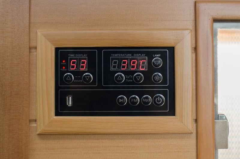 Pannello di controllo del computer bagno a vapore sala sauna disintossicazione domestica e fumigazione del sudore Elimina l'umidità e il freddo