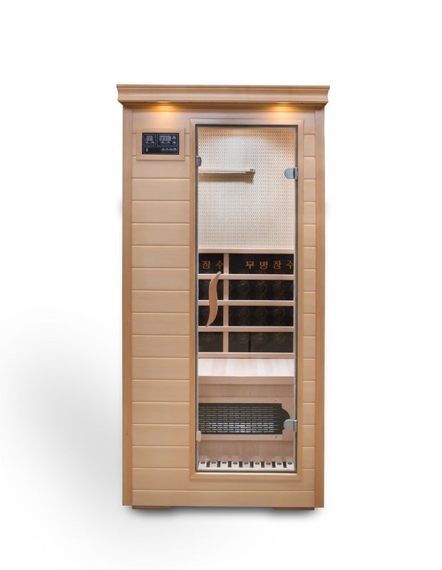 2021 Sauna per computer Casa di bellezza Detox Sauna Camera popolare Eco-friendly Sauna in legno Hemlock Legno massello Acqua bollente Bagno Corea Giappone Far Infrared