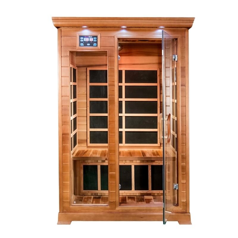 Pannello di controllo del computer Mini Home Low Emf Carbon Heater Sauna portatile a infrarossi