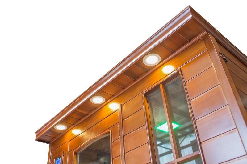 Pannello di controllo del computer Mini Home Low Emf Carbon Heater Sauna portatile a infrarossi