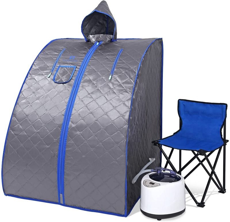 Moderna Sauna a Vapore Portatile Per Spa Casa Sauna Personale Leggera Tenda Generatore di Vapore Con Remote Control Bagno a Vapore Interno