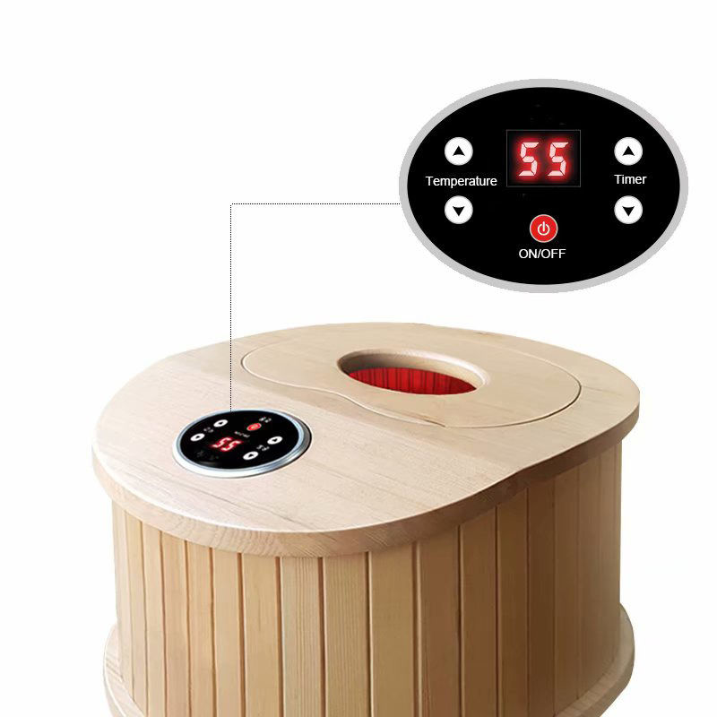 Moderno all'ingrosso elettrico infrarosso lontano riscaldatore di bagno portatile salute sauna piedi bagno seduta secca Corea sauna massaggiatore di piedi Foot Spa