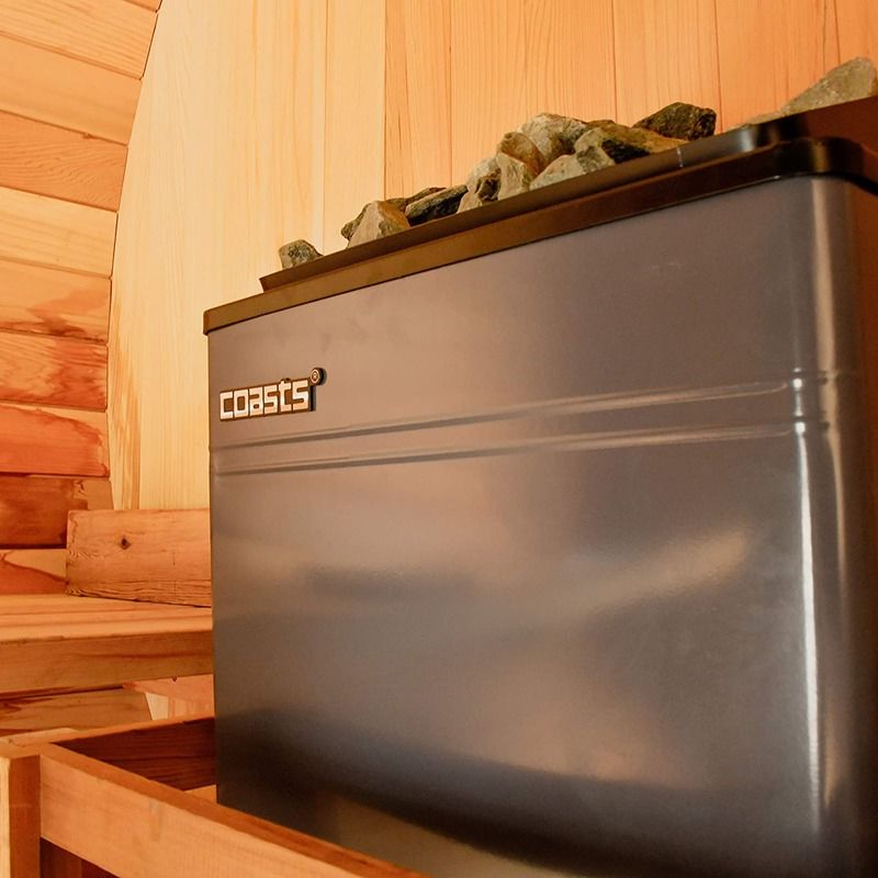 Stufa per sauna moderna 6kW 240V SCAM 3 Controller digitale Guscio in lamiera zincata per bagno turco spa sauna