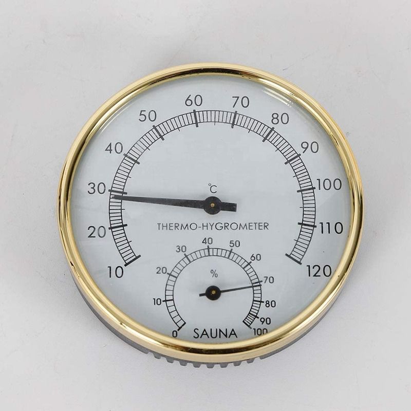 Kit accessori per sauna Secchio in legno mestolo Lampada tradizionale Cronometro tascabile con termometro Paletta per acqua Clessidra Kit sauna per spa e casa